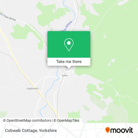 Cobweb Cottage map