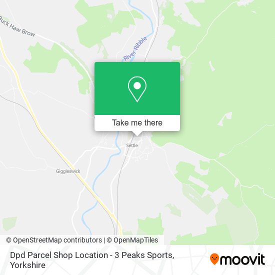 Dpd Parcel Shop Location - 3 Peaks Sports map