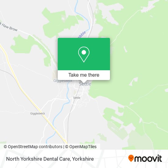 North Yorkshire Dental Care map
