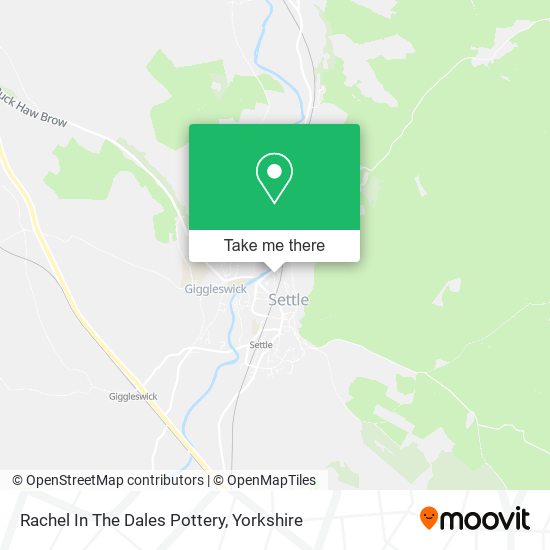 Rachel In The Dales Pottery map