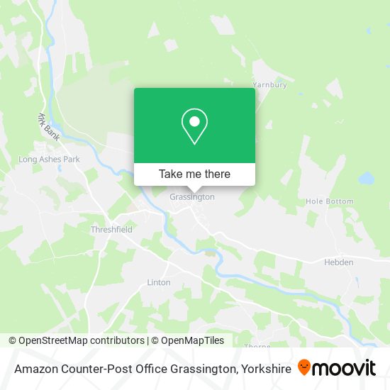 Amazon Counter-Post Office Grassington map