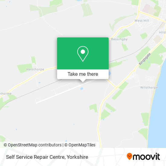 Self Service Repair Centre map