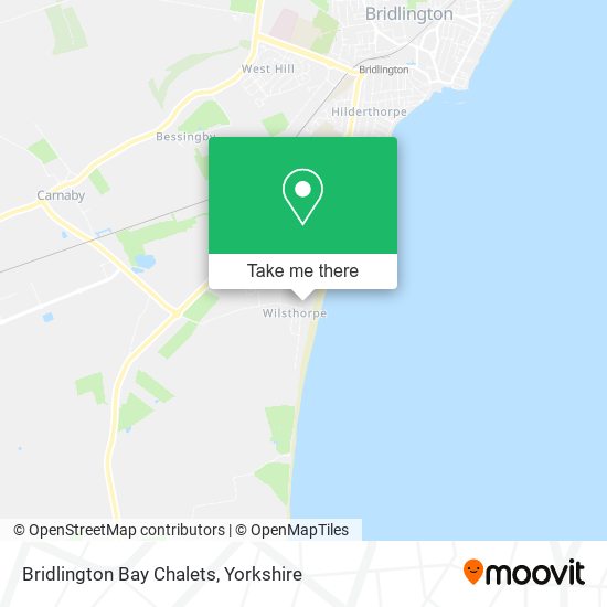 Bridlington Bay Chalets map