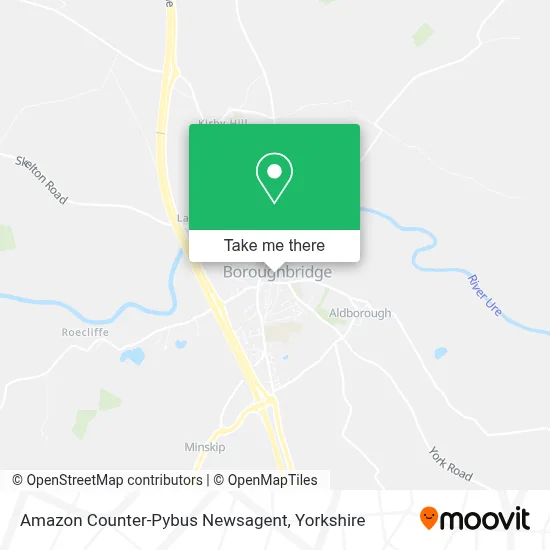 Amazon Counter-Pybus Newsagent map