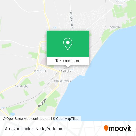 Amazon Locker-Nuda map