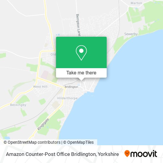 Amazon Counter-Post Office Bridlington map