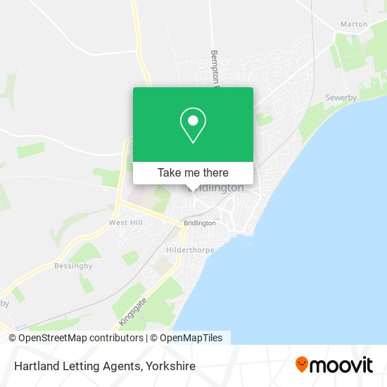 Hartland Letting Agents map