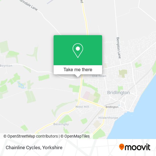 Chainline Cycles map