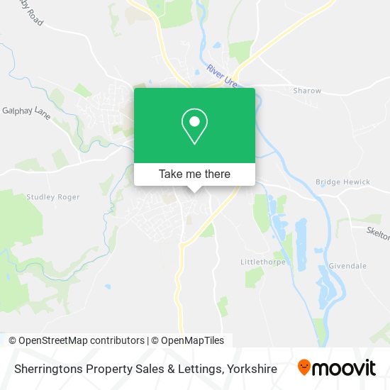 Sherringtons Property Sales & Lettings map