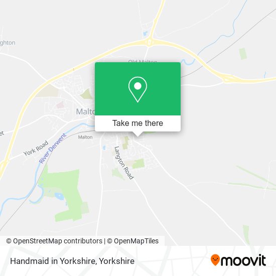 Handmaid in Yorkshire map