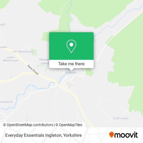 Everyday Essentials Ingleton map