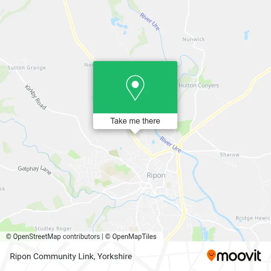 Ripon Community Link map