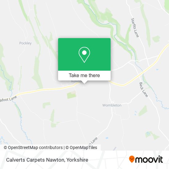 Calverts Carpets Nawton map