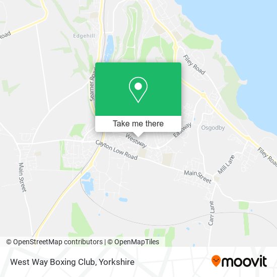 West Way Boxing Club map