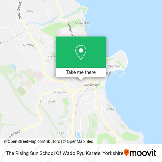 The Rising Sun School Of Wado Ryu Karate map