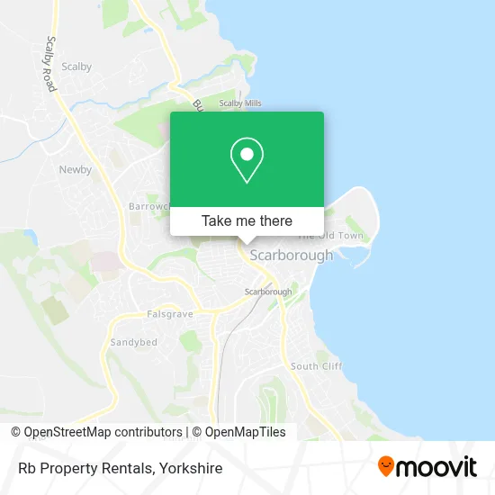 Rb Property Rentals map