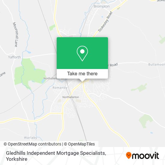 Gledhills Independent Mortgage Specialists map