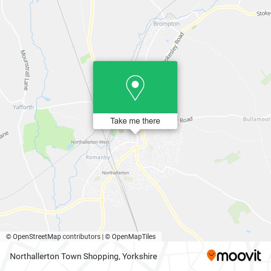 Northallerton Town Shopping map