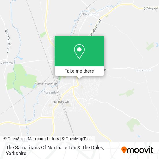 The Samaritans Of Northallerton & The Dales map