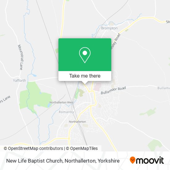 New Life Baptist Church, Northallerton map