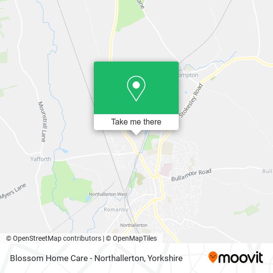 Blossom Home Care - Northallerton map