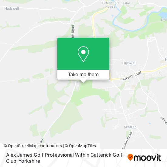 Alex James Golf Professional Within Catterick Golf Club map