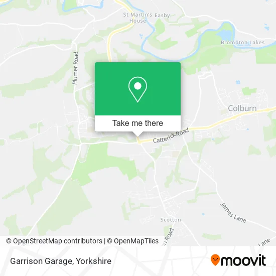 Garrison Garage map