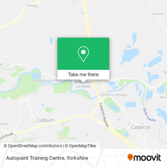 Autopaint Training Centre map