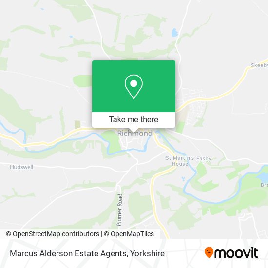 Marcus Alderson Estate Agents map