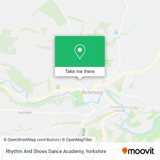 Rhythm And Shoes Dance Academy map