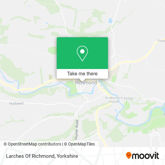 Larches Of Richmond map