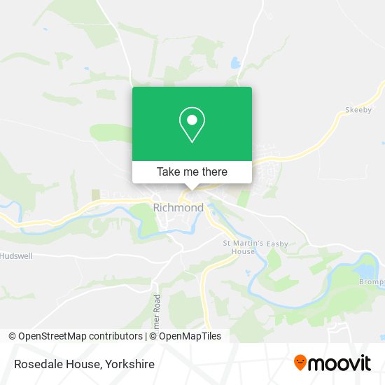 Rosedale House map