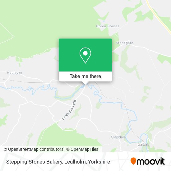 Stepping Stones Bakery, Lealholm map