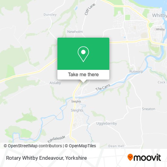 Rotary Whitby Endeavour map
