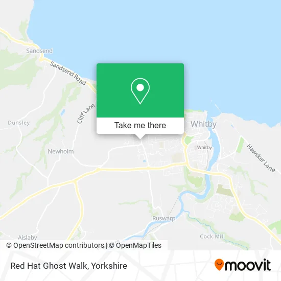 Red Hat Ghost Walk map