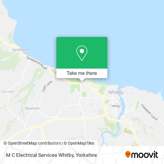 M C Electrical Services Whitby map