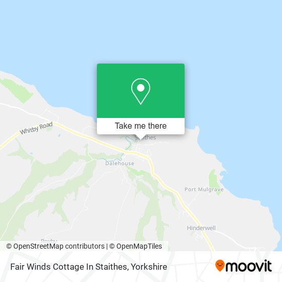 Fair Winds Cottage In Staithes map