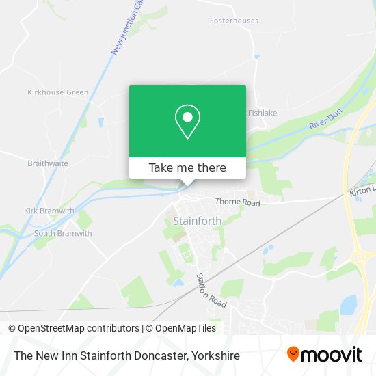 The New Inn Stainforth Doncaster map