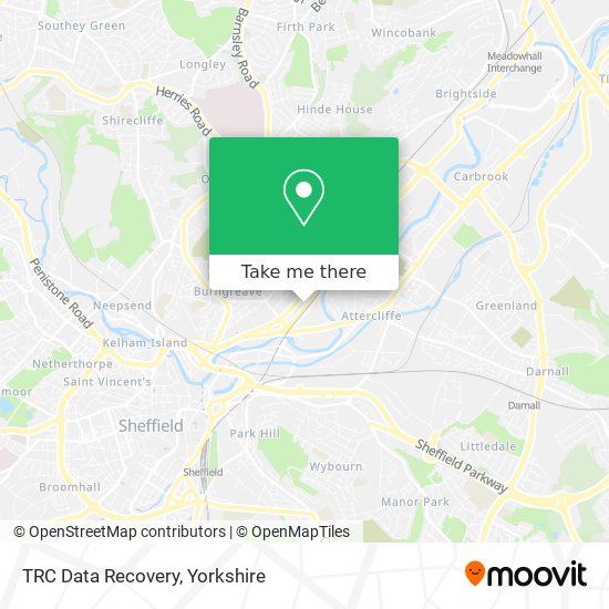 TRC Data Recovery map