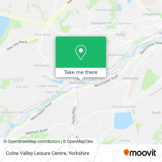 Colne Valley Leisure Centre map