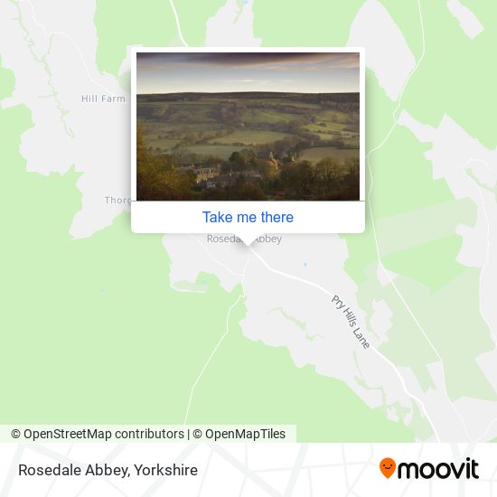 Rosedale Abbey map