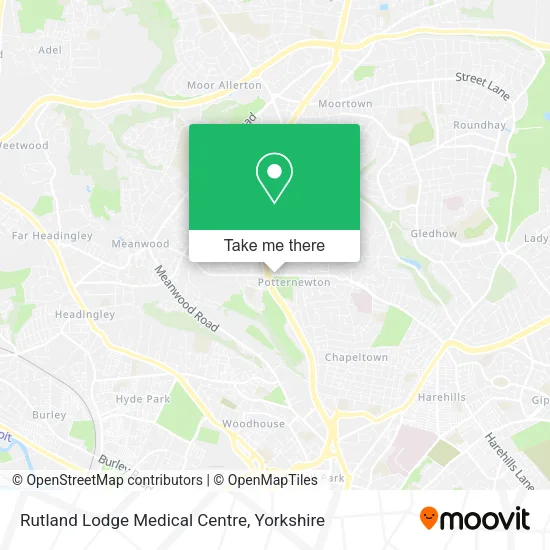 Rutland Lodge Medical Centre map