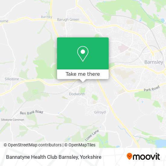 Bannatyne Health Club Barnsley map