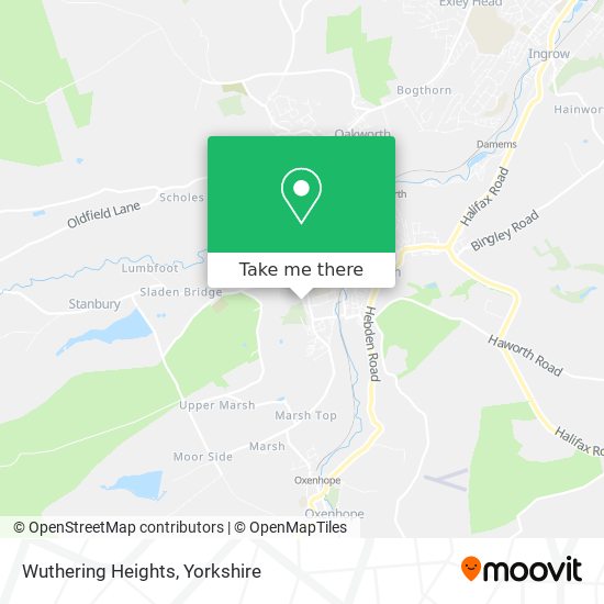 Wuthering Heights map