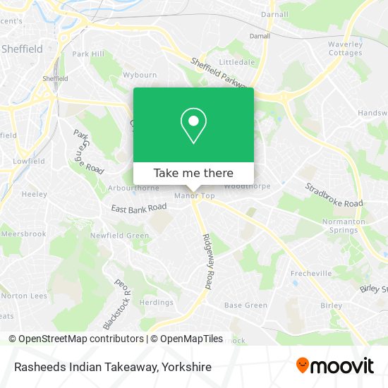 Rasheeds Indian Takeaway map