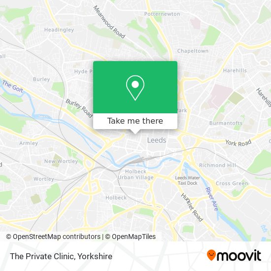 The Private Clinic map
