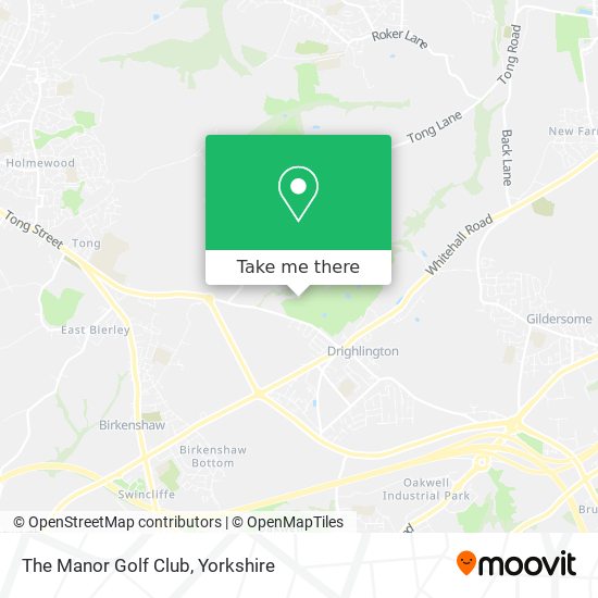 The Manor Golf Club map