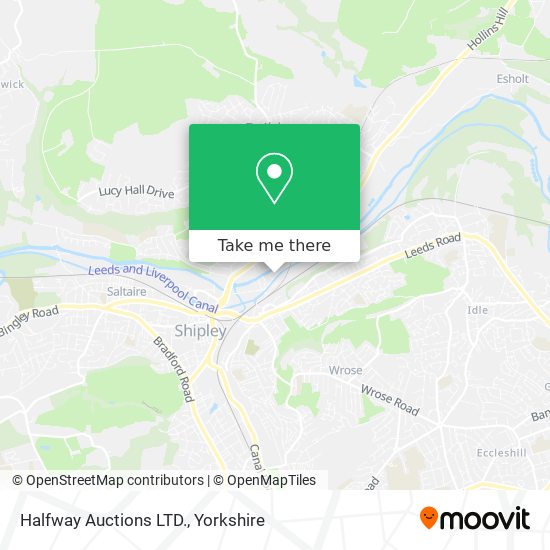 Halfway Auctions LTD. map