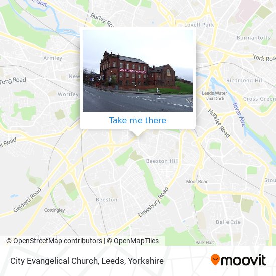 City Evangelical Church, Leeds map