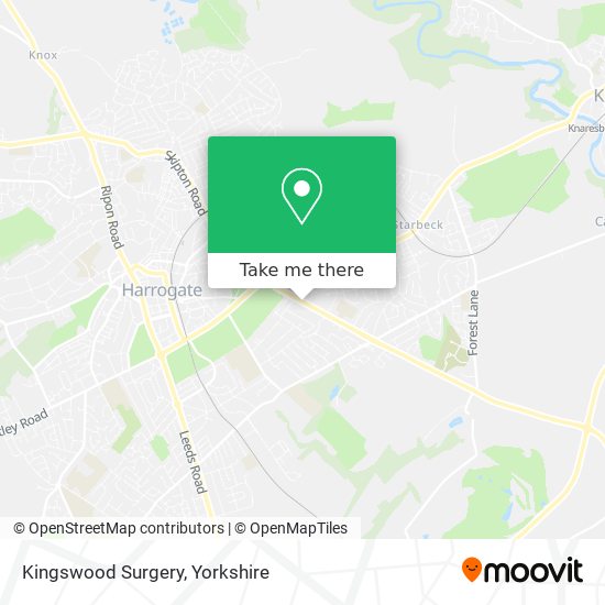 Kingswood Surgery map